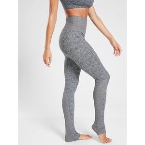 Athleta Heather Gray heel tight leggings